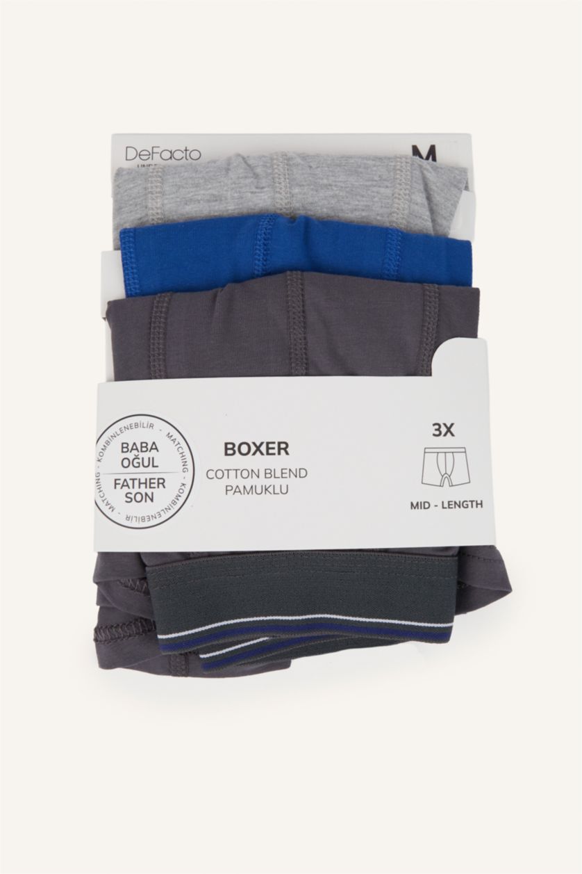 MAN Dark Blue Regular Fit 3 piece