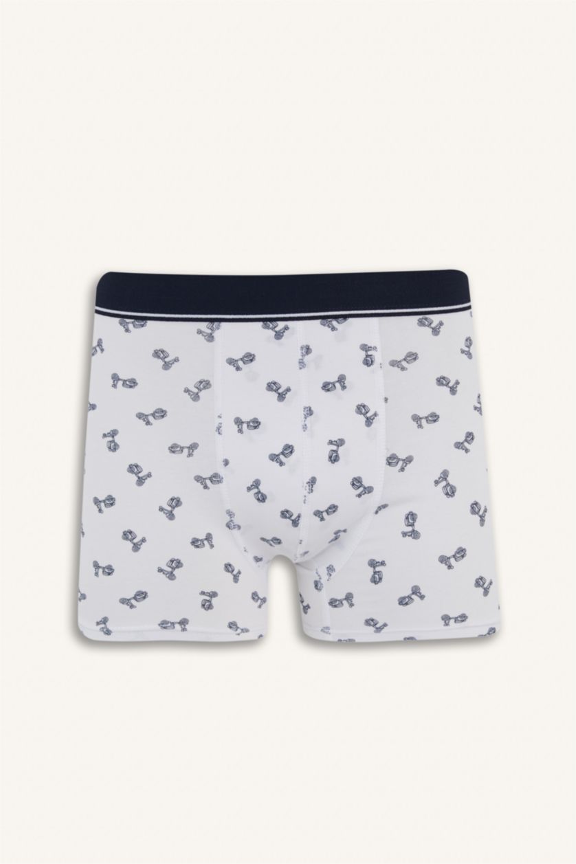 Erkek Lacivert Regular Fıt 3'lü Boxer