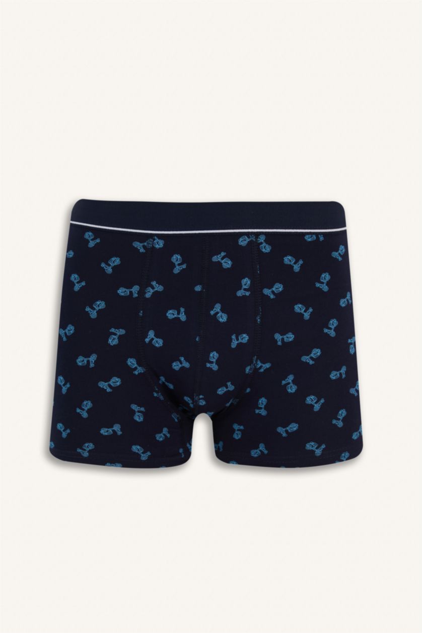 Erkek Lacivert Regular Fıt 3'lü Boxer