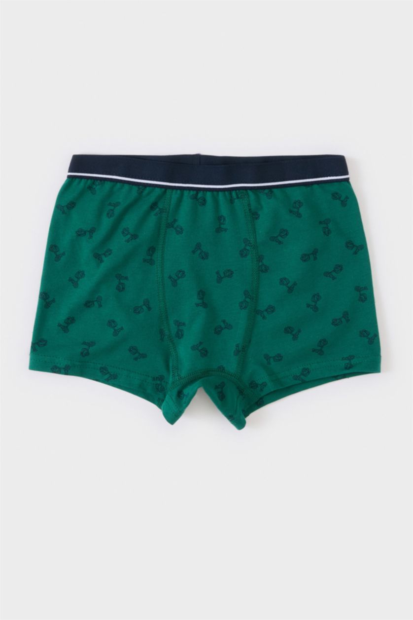 Erkek Çocuk - Genç Erkek Lacivert Erkek Çocuk Desenli 3'lü Boxer