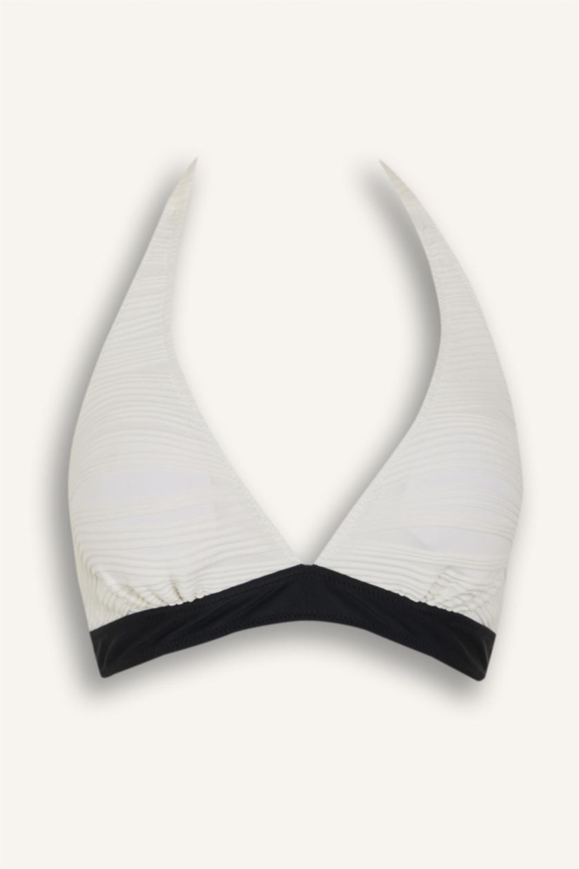 Kadın Siyah Regular Fit Bikini Üstü