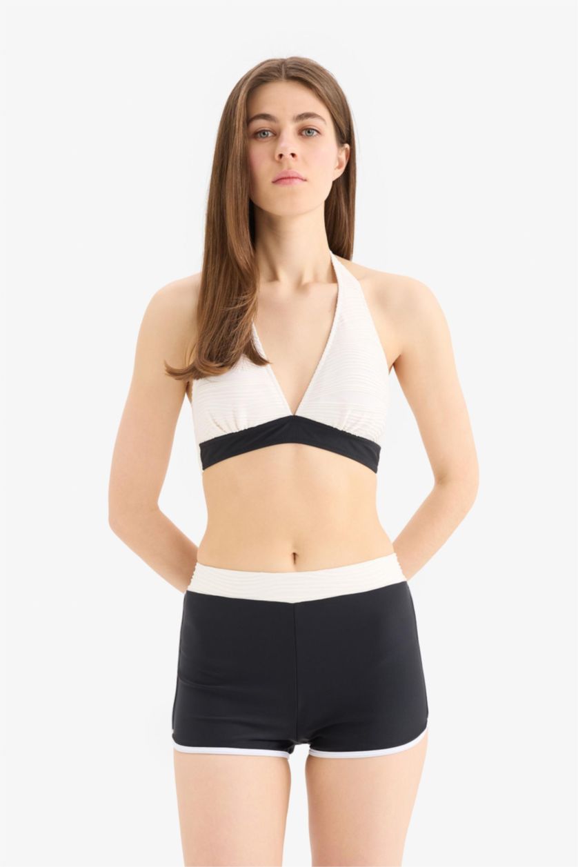 Kadın Siyah Regular Fit Bikini Altı