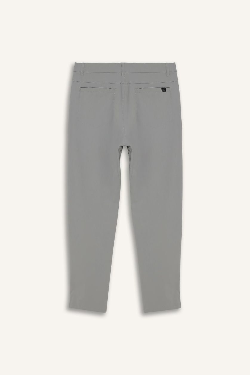 رجال رمادي فاتح سروال رياضي سليم فيت برجل مستقيم من DeFactoFit