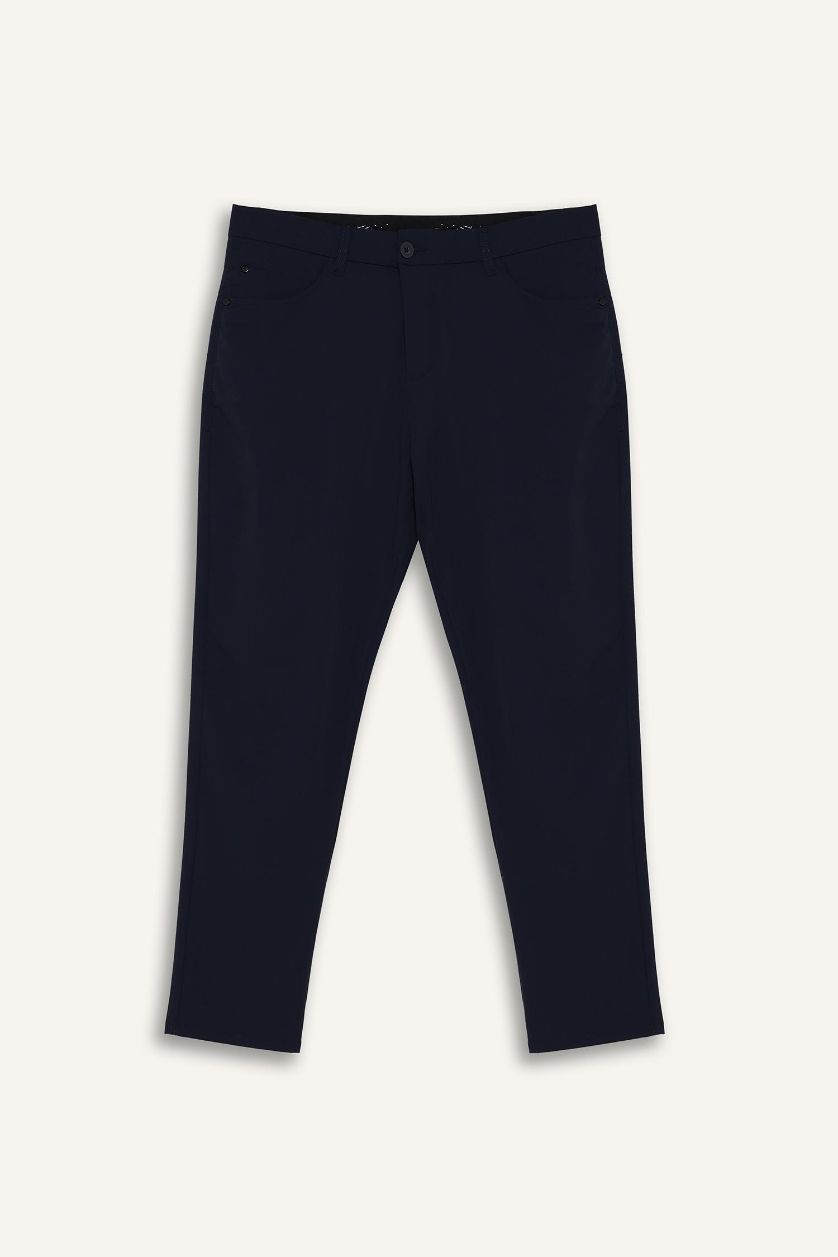 رجالي كحلي بنطلون جوجر رياضي منسوج سليم فيت من DeFactoFit