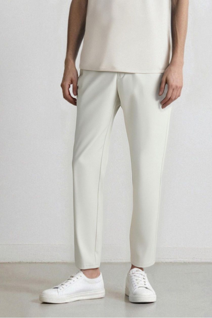 Erkek Taş Slim Fit Dar Kesim Standart Paça Esnek Multifonksiyonel Dokuma Sporcu Pantolon
