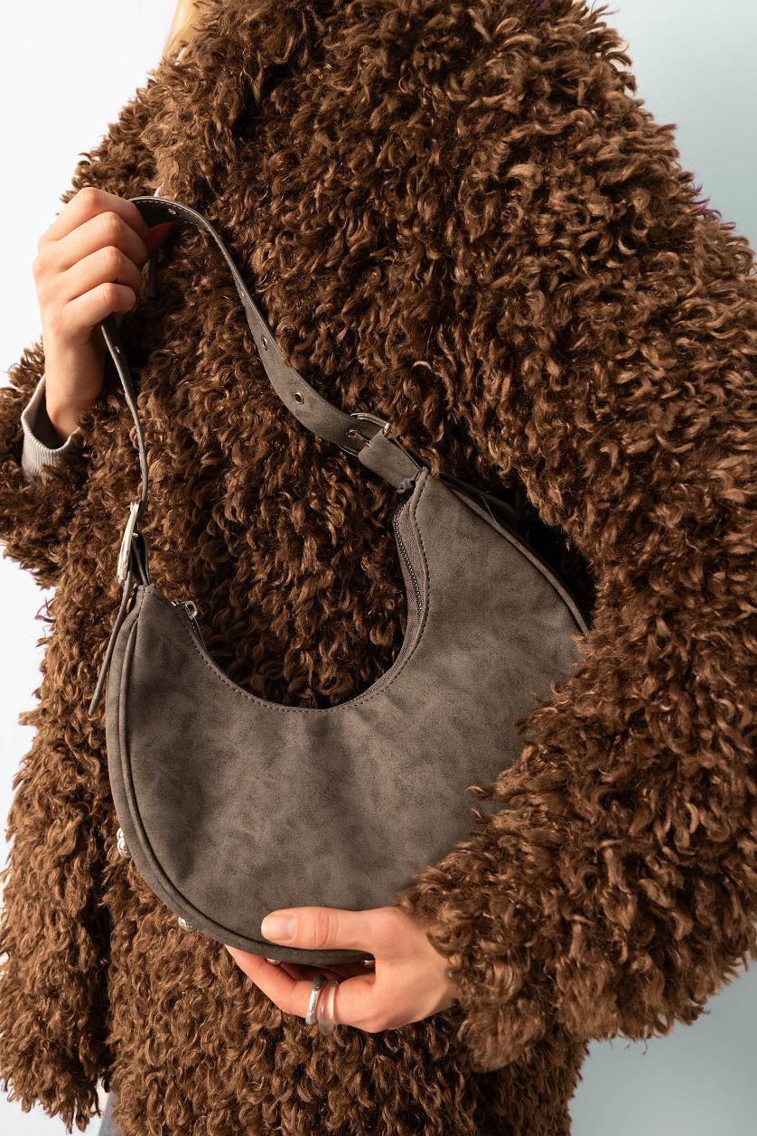 نساء رمادي جنطة كتف نسائي