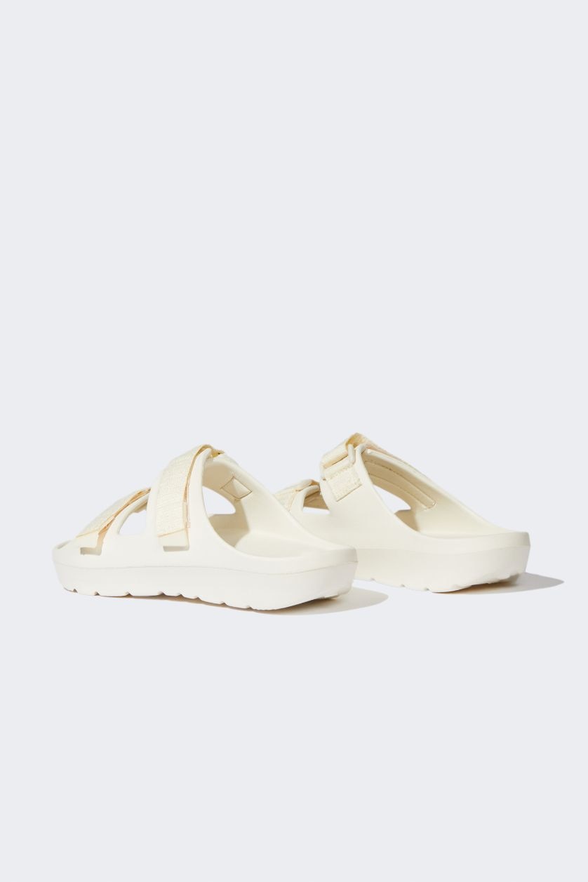 Erkek Çocuk - Genç Erkek Bej Düz Taban Çift Bantlı Eva Terlik Erkek Çocuk