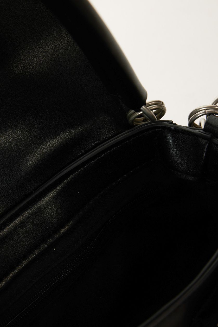 Kadın Siyah Kadın Suni Deri Omuz Çantası