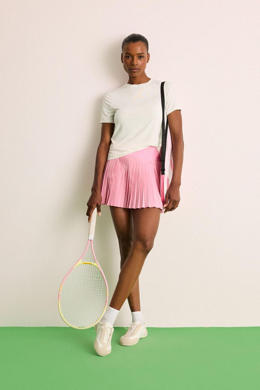 WOMAN Pink DeFactoFit Standard Fit Woven Skirt