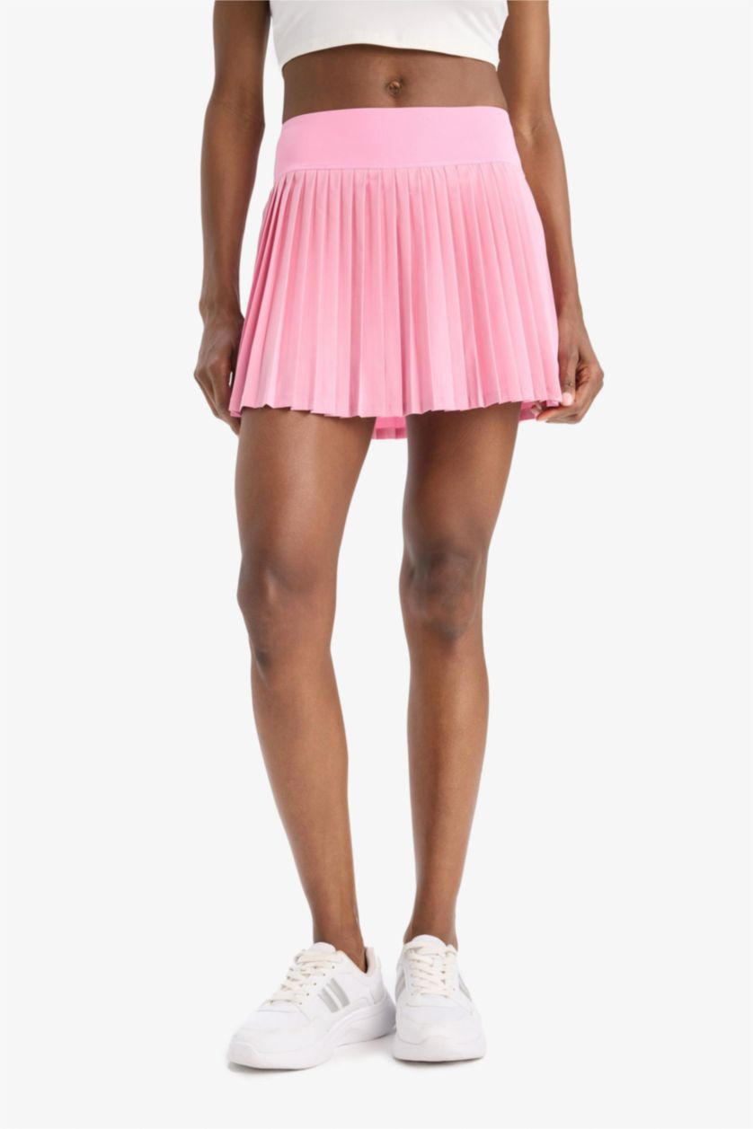 WOMAN Pink DeFactoFit Standard Fit Woven Skirt
