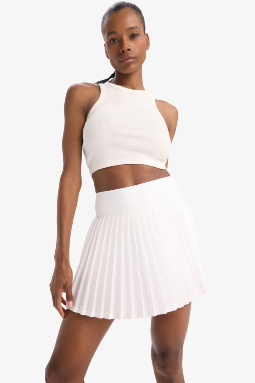 Женщины Белый Юбка от DeFactoFit Standart Fit, ткань