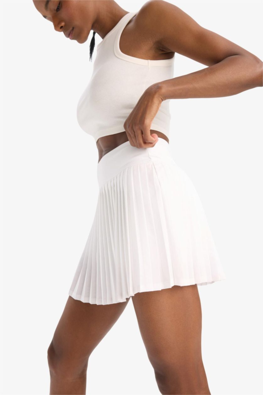 Женщины Белый Юбка от DeFactoFit Standart Fit, ткань