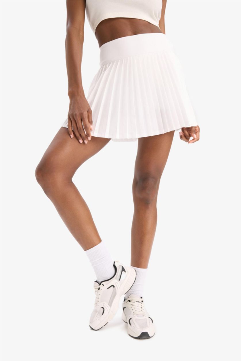 Женщины Белый Юбка от DeFactoFit Standart Fit, ткань