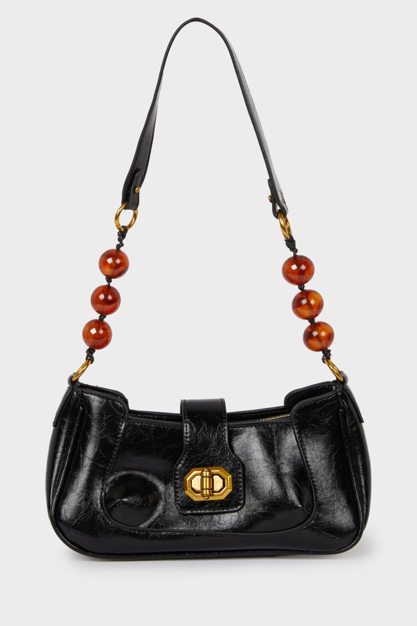 Kadın Siyah Kadın Suni Deri Omuz Çantası