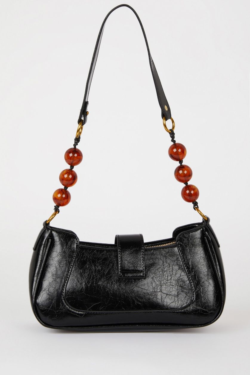 Kadın Siyah Kadın Suni Deri Omuz Çantası