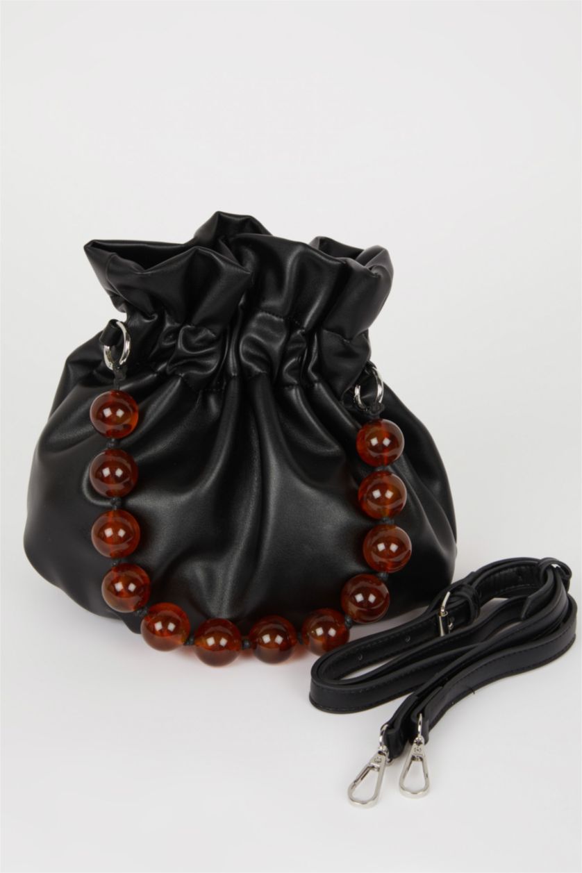 Kadın Siyah Kadın Suni Deri Omuz Çantası