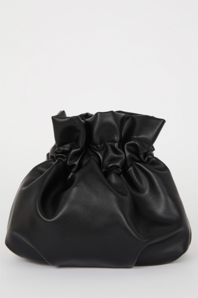 Kadın Siyah Kadın Suni Deri Omuz Çantası