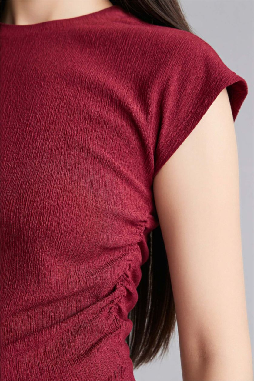 WOMAN Bordeaux Woman Short Sleeve T-Shirt