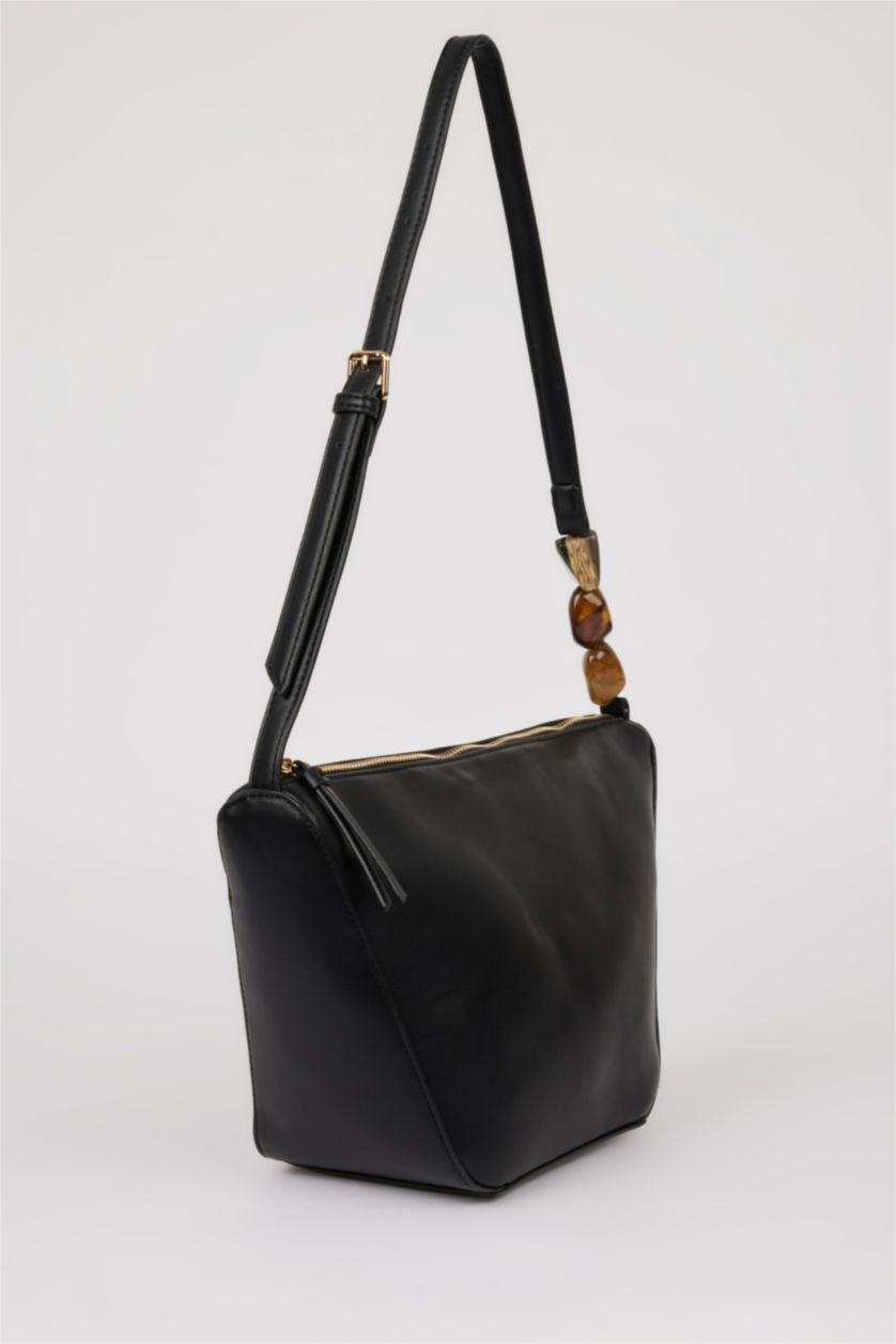 Kadın Siyah Kadın Suni Deri Omuz Çantası
