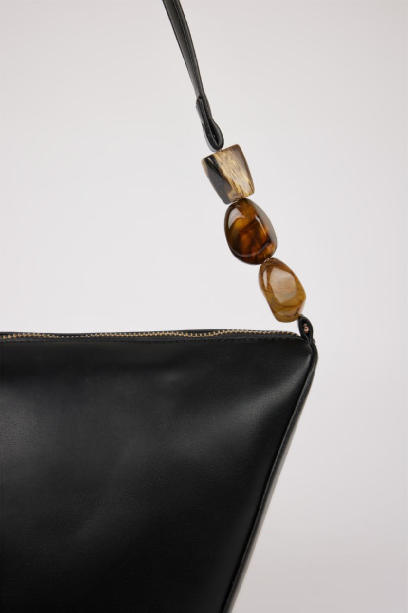 Kadın Siyah Kadın Suni Deri Omuz Çantası