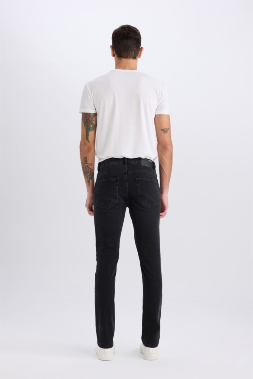 MAN Black Pedro Slim Fit Trousers