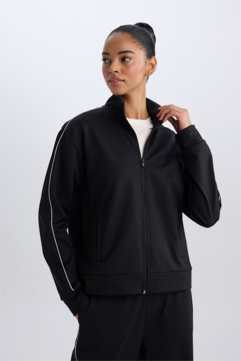 Women Black Standard Fit Cardigan