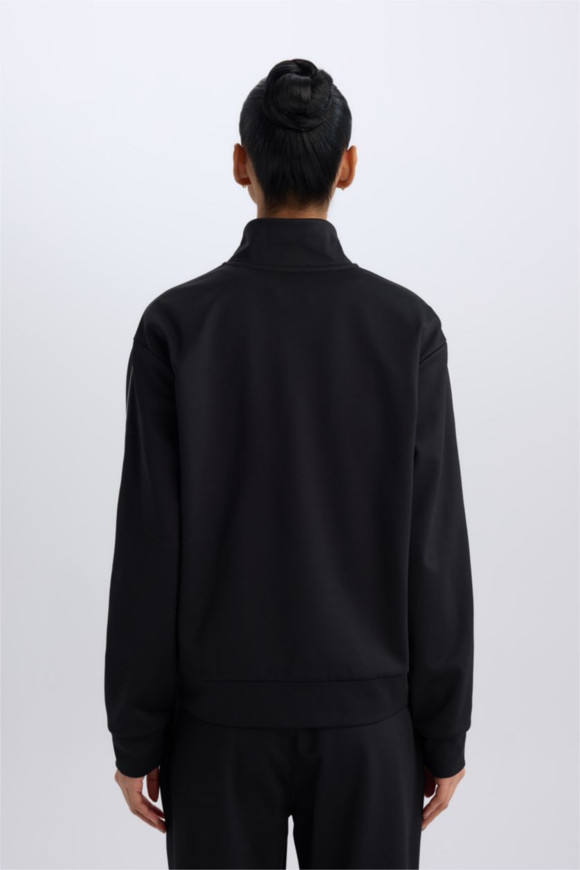 Women Black Standard Fit Cardigan