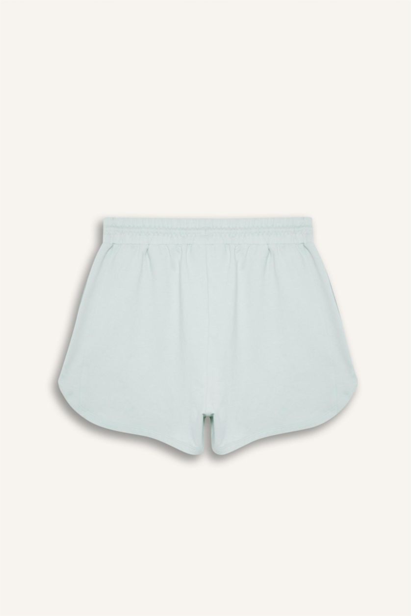 Kadın Mint Sporcu Kısa Paça Şort