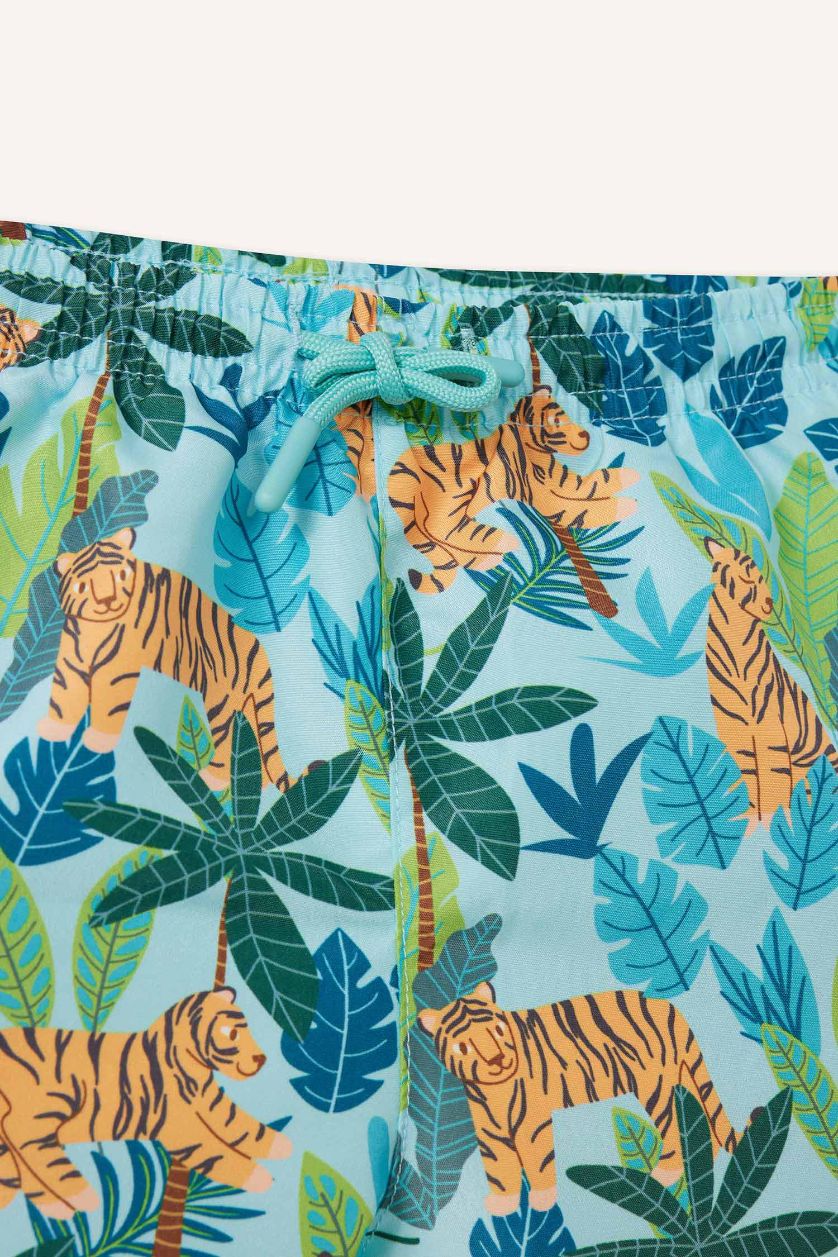 Сәби Ұл ашық жасыл Сәби Ұл жануар Тоқымалы жүзу шолақ шалбар