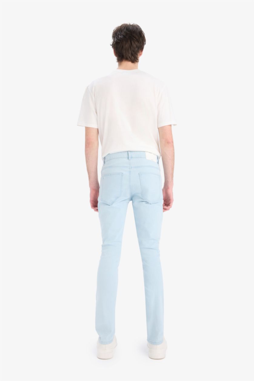 Man Ice Blue Pedro Slim Fit Normal Waist Skinny Leg Jeans