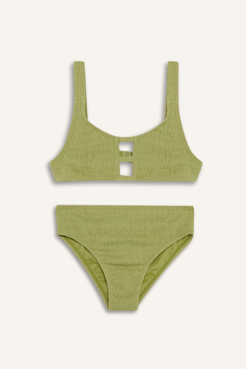 Kız Çocuk - Genç Kız Açık Yeşil Bikini Takımı Kız Çocuk