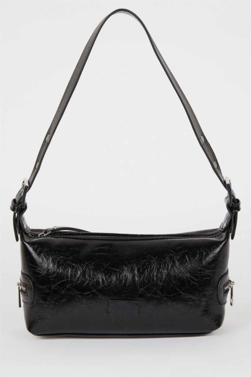 Kadın Siyah Kadın Suni Deri Omuz Çantası