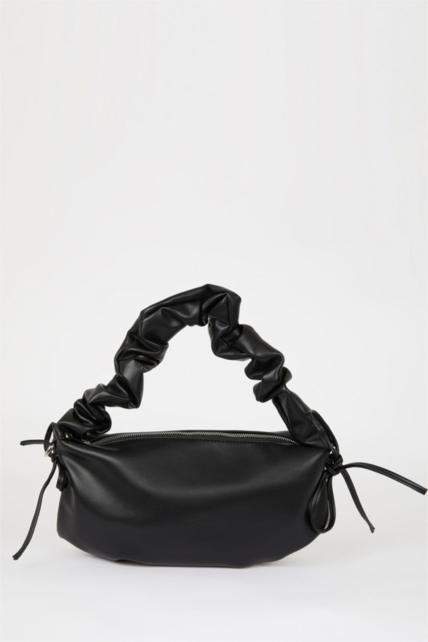 Kadın Siyah Kadın Suni Deri Omuz Çantası