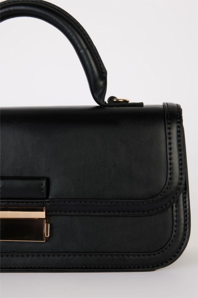 Kadın Siyah Kadın Suni Deri Omuz Çantası