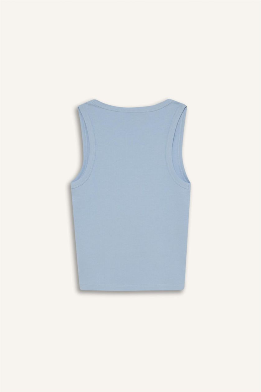 حريمي DULL BLUE تيشيرت كروب رياضي مضلع سليم فيت برقبة مستديرة من بوسطن سيلتكس