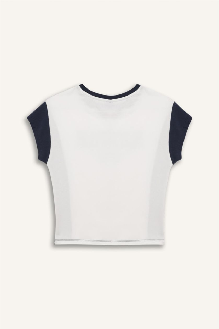 Kadın Ekru NBA Brooklyn Nets Slim Fit Dar Kesim Bisiklet Yaka Kısa Kollu Tişört