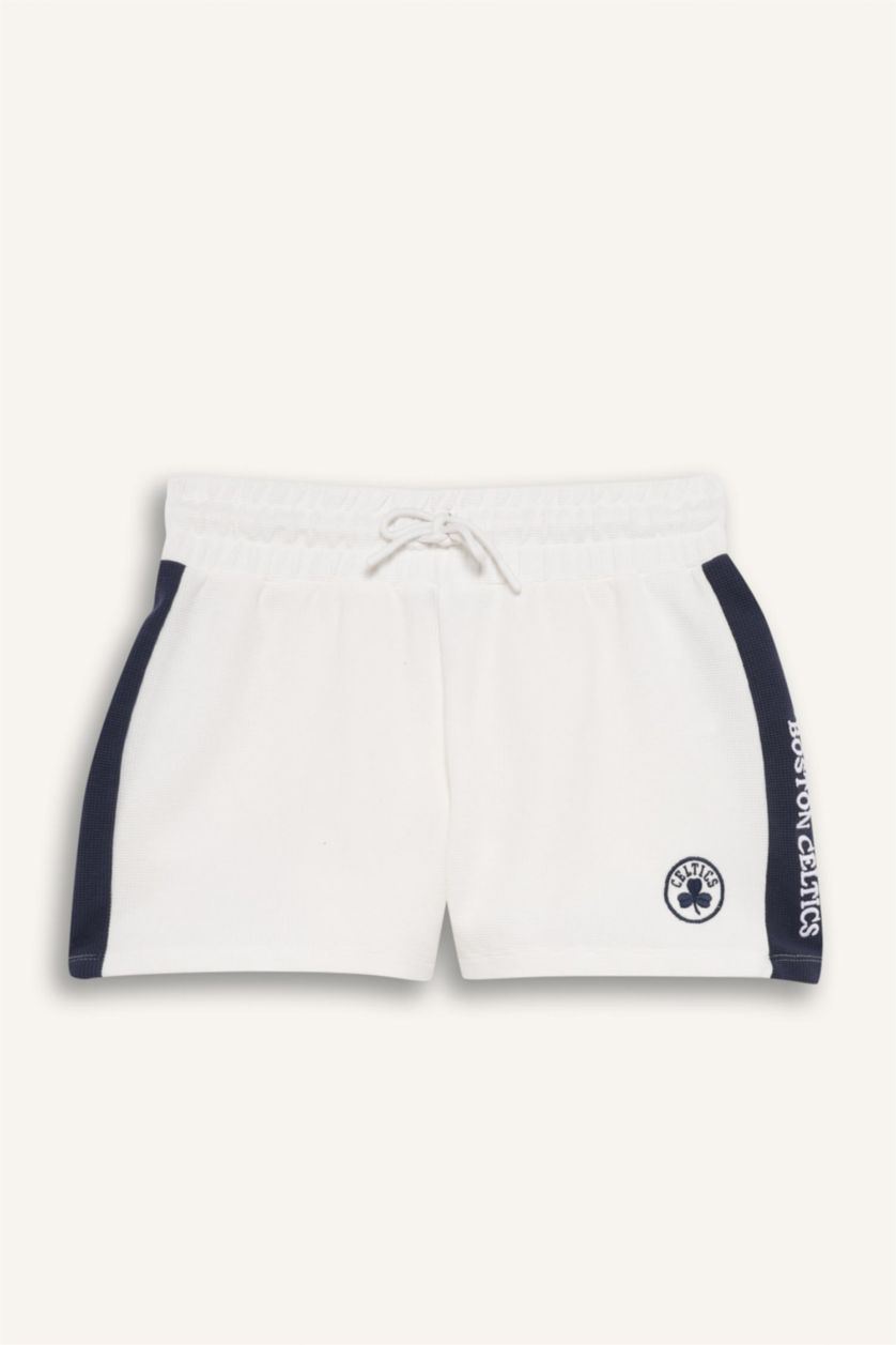 حريمي بيج فاتح شورت قصير قصة عادية من بوسطن سيلتكس