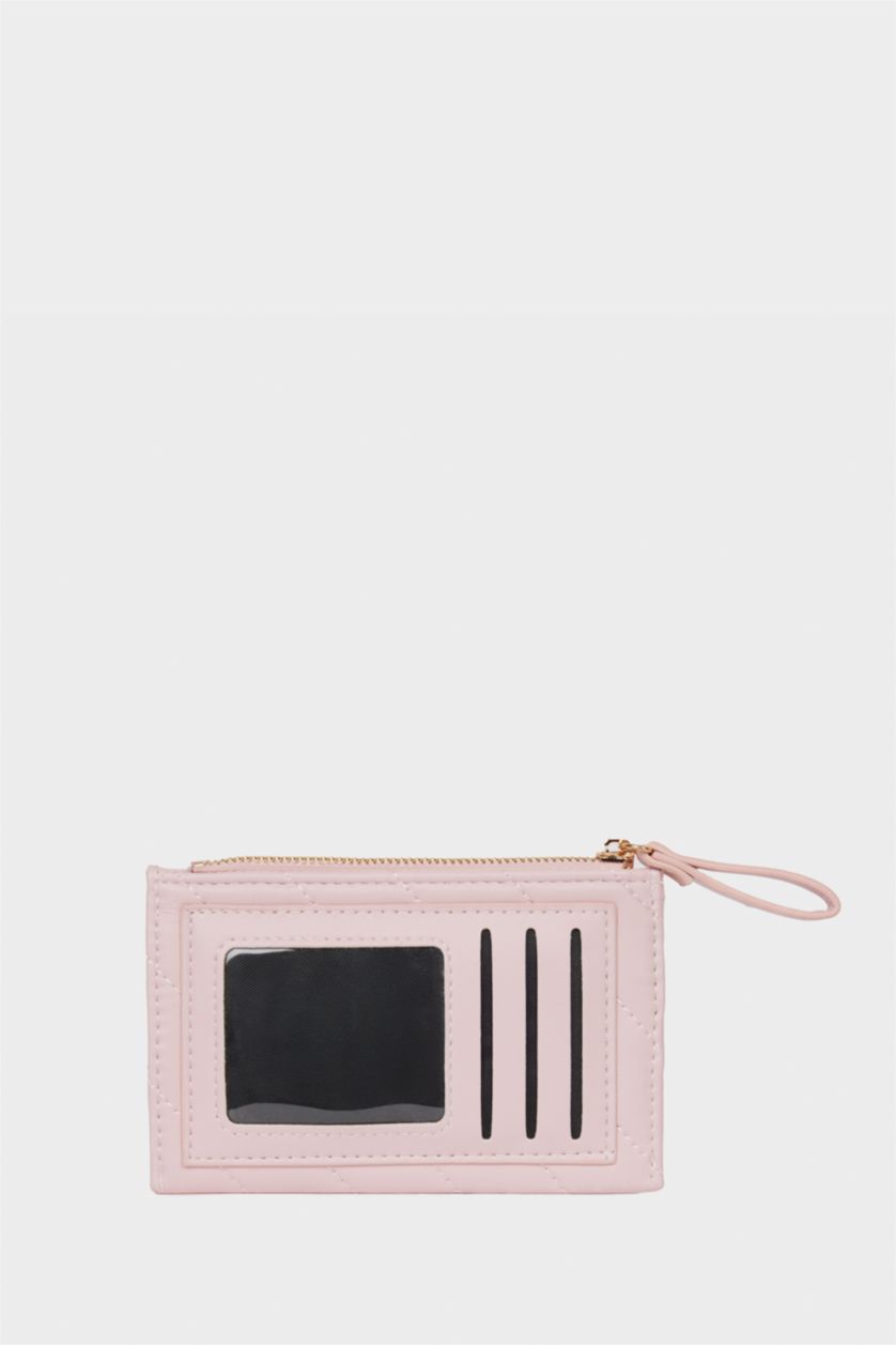 Woman Pink Woman Faux Leather Wallets
