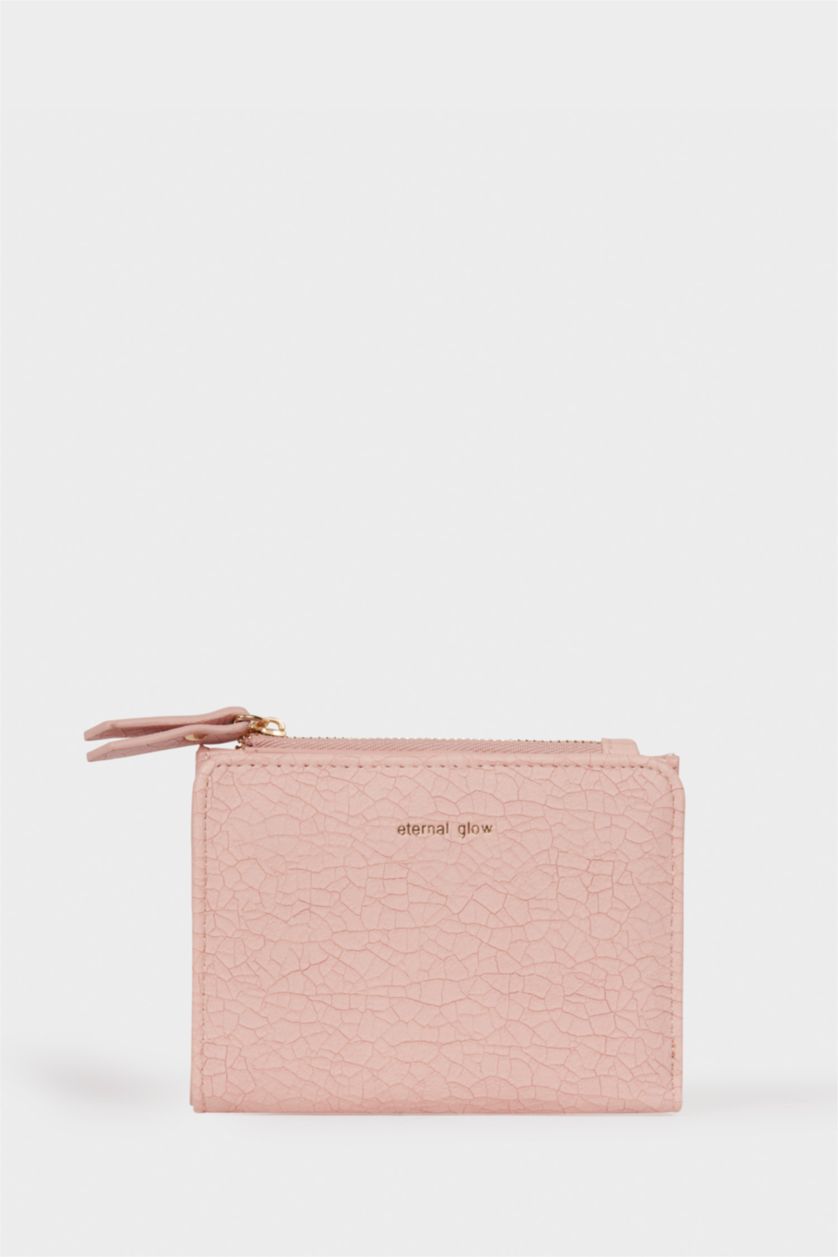 Woman Pink Woman Faux Leather Wallets