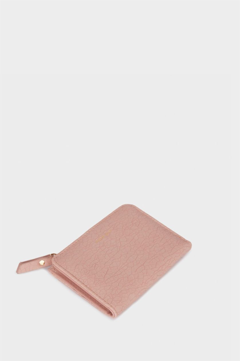 Woman Pink Woman Faux Leather Wallets