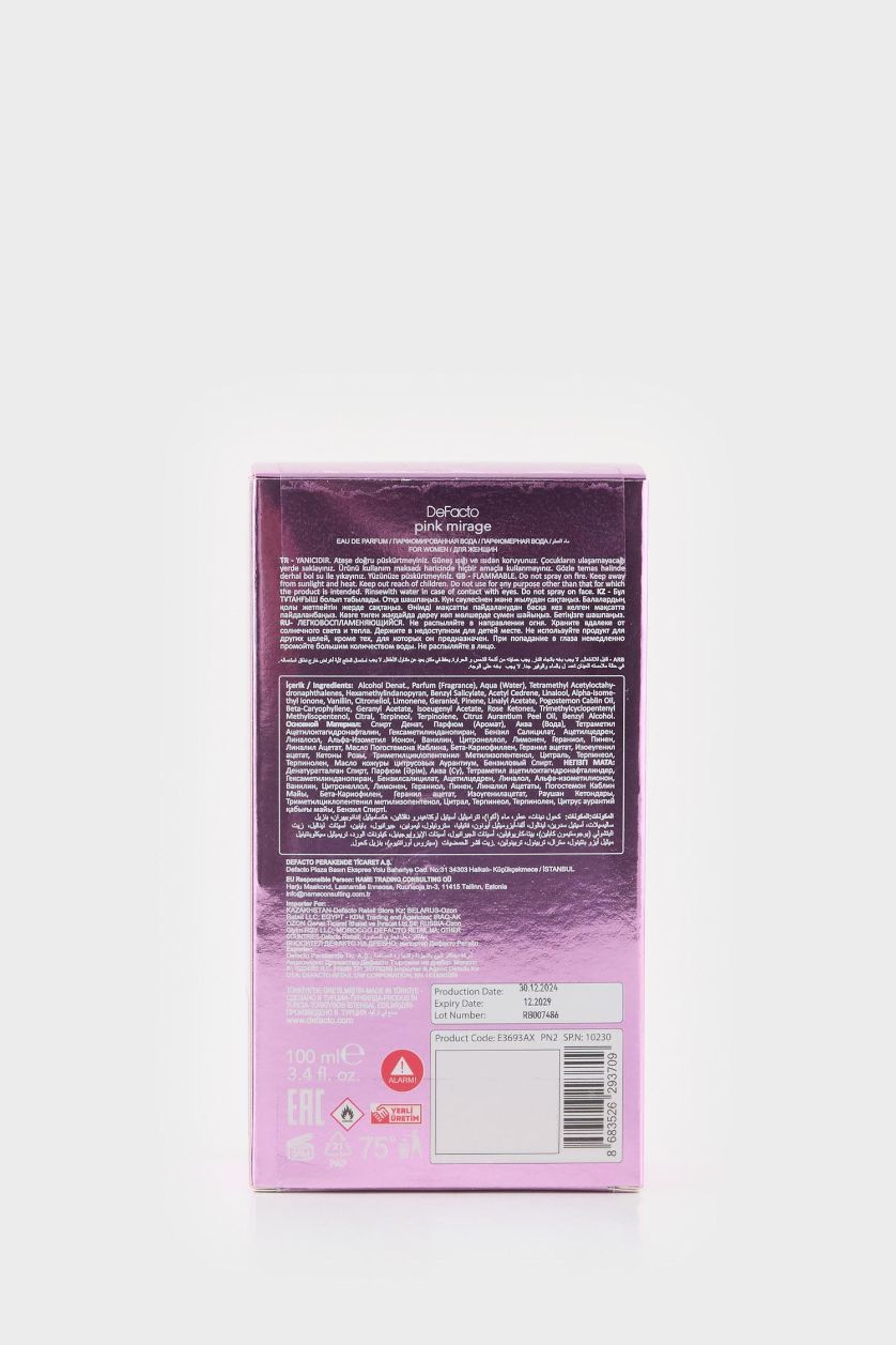 WOMAN Light Pink Defacto Pink Mirage Aromatic 50 ml Woman Perfume