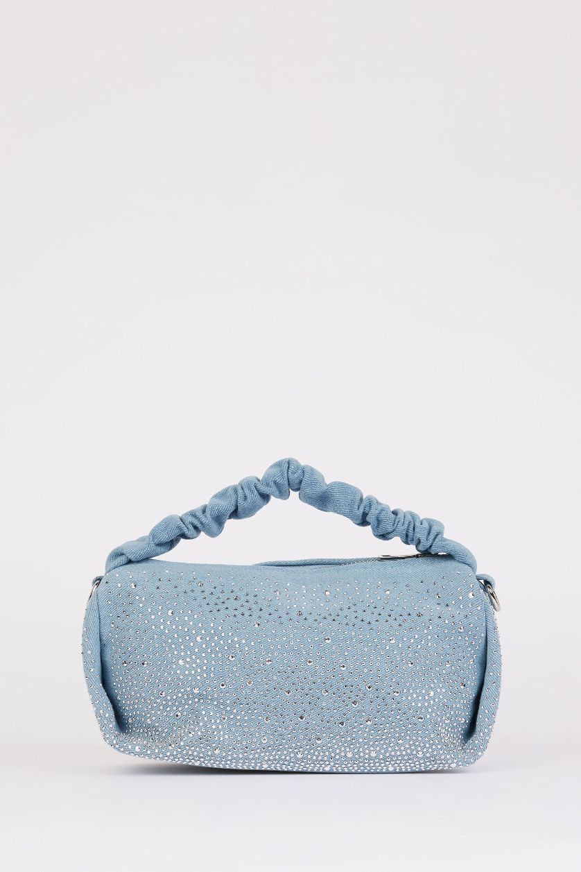 Kadın Mavi Kadın Jean Omuz Çantası