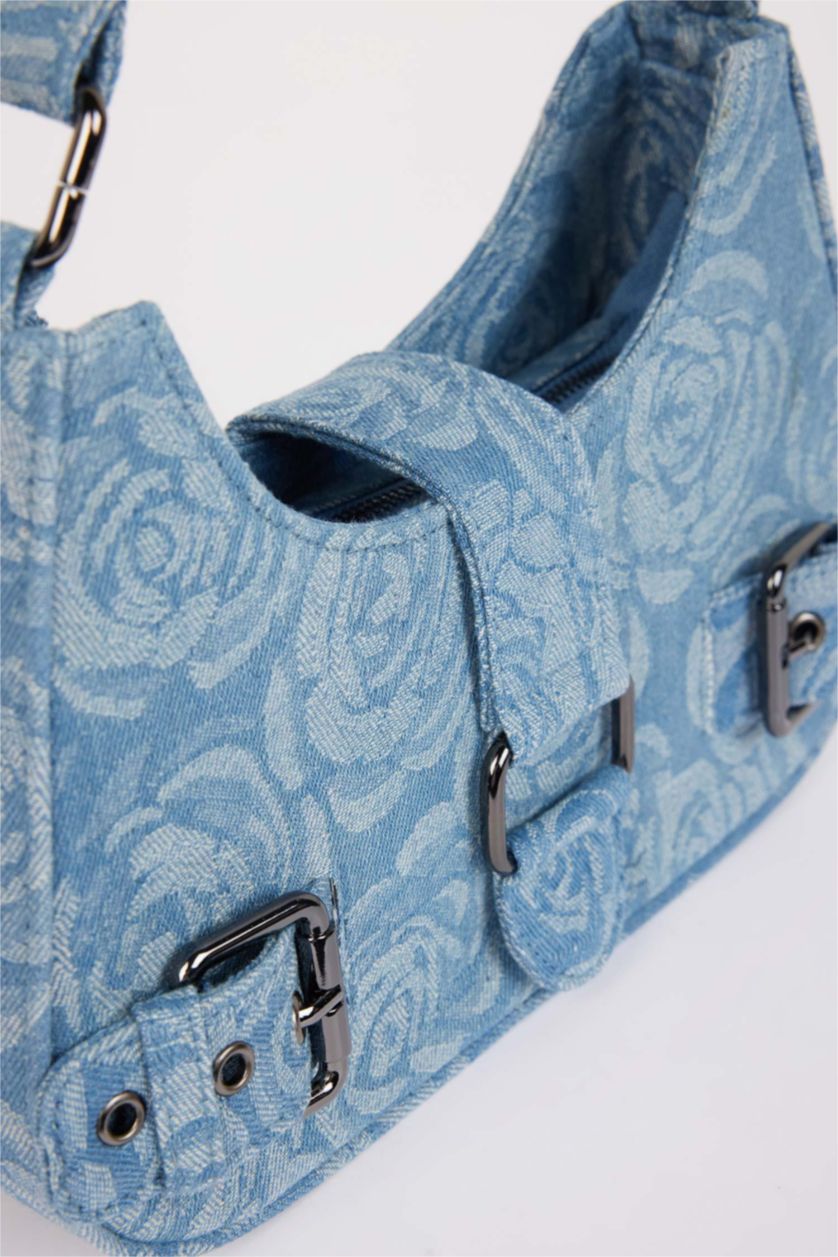 FEMME Bleu Sac bandoulière en jean pour femme