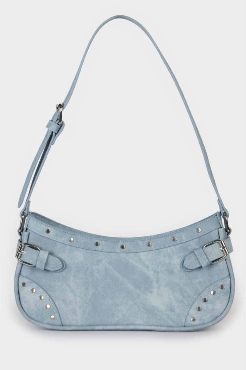 Woman Blue Denim Shoulder bag