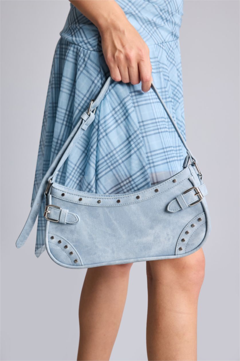 Women Blue Denim Shoulder bag