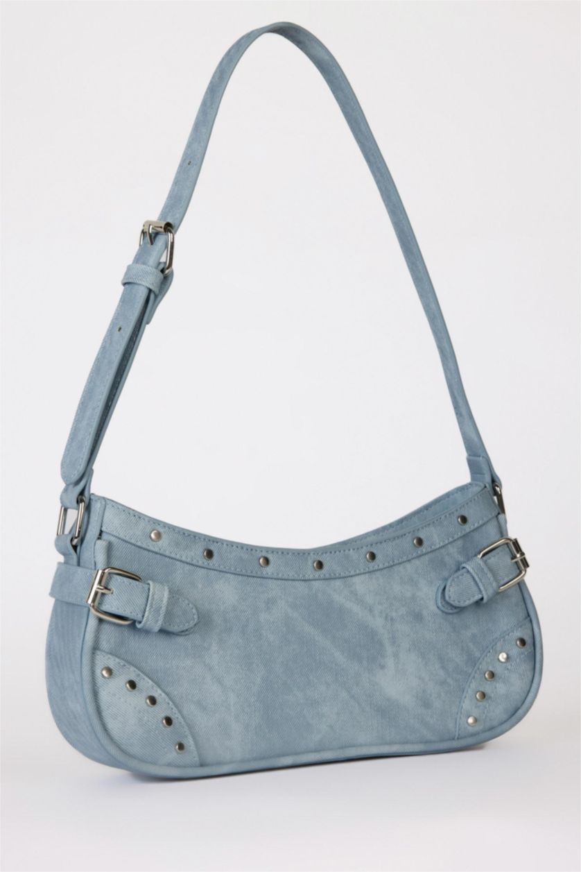 Woman Blue Denim Shoulder bag
