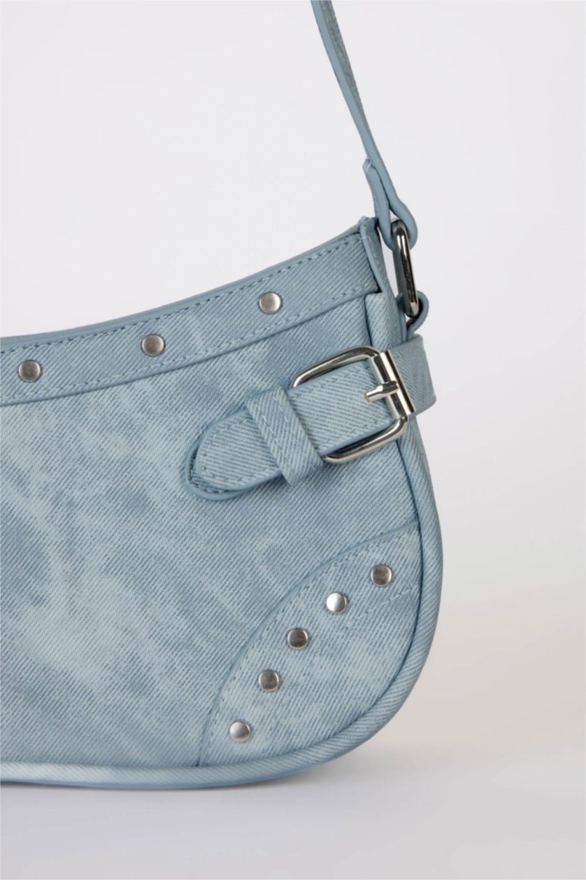 Woman Blue Denim Shoulder bag