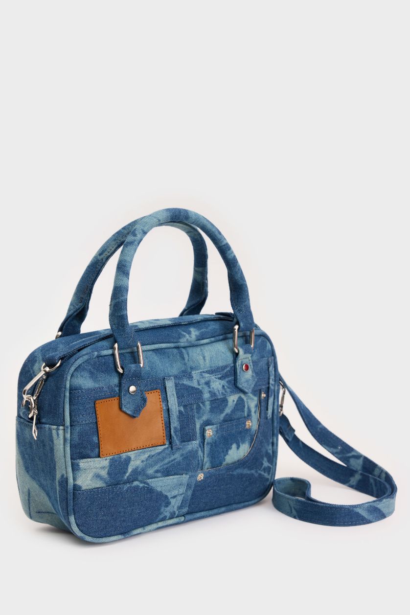 WOMAN Blue Woman Shoulder Denim Bag