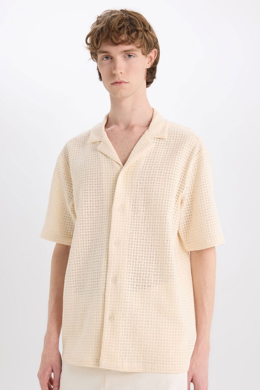 Ерлер Сұр қалыпты пішім Қысқа жеңді жейде