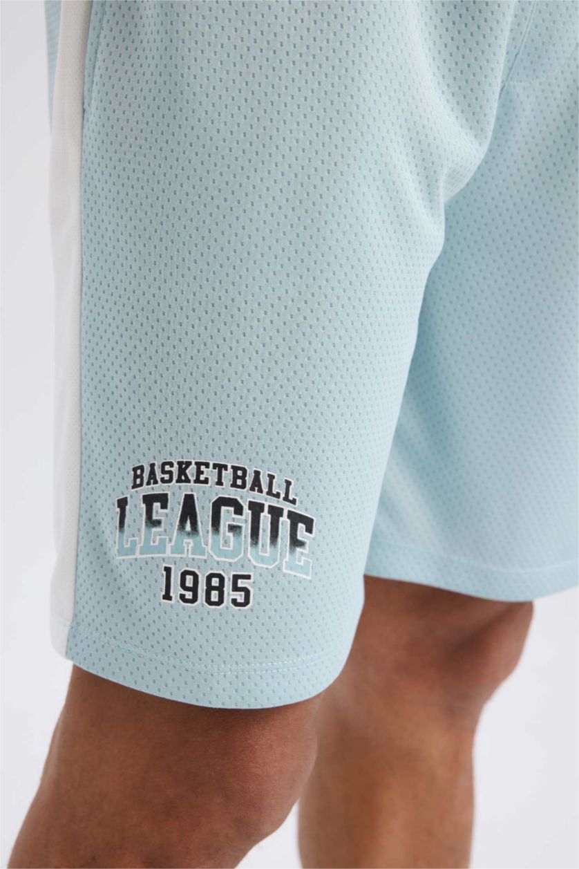 Man Mint DeFactoFit Standard Fit Sports Tulle Shorts